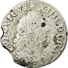 Monnaie, France, Louis XIV, 4 Sols des Traitants, 1675, Vimy, B+, Argent