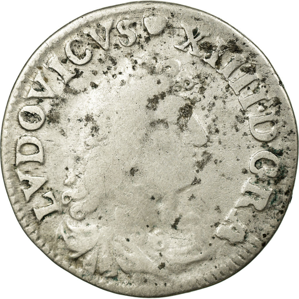 Coin, France, Louis XIV, 4 Sols des Traitants, 1675, Vimy, VF(20-25), Silver