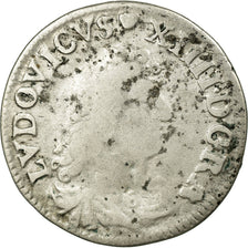 Coin, France, Louis XIV, 4 Sols des Traitants, 1675, Vimy, VF(20-25), Silver