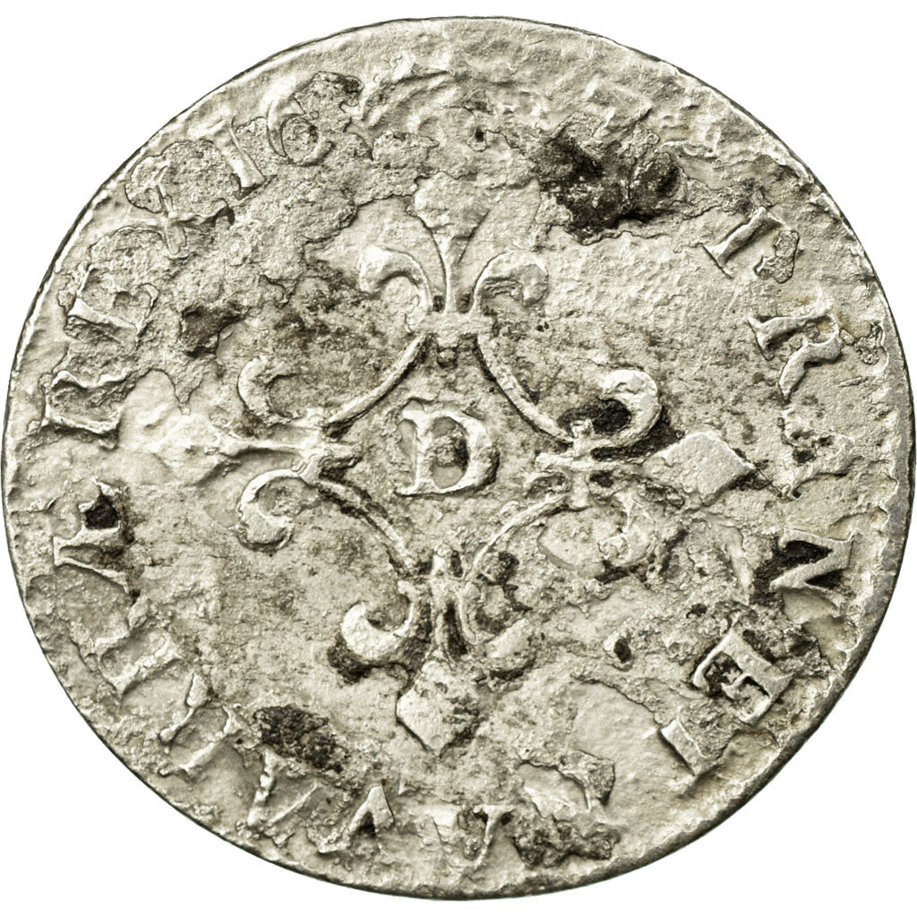 Monnaie, France, Louis XIV, 4 Sols des Traitants, 1676, Vimy, B+, Argent