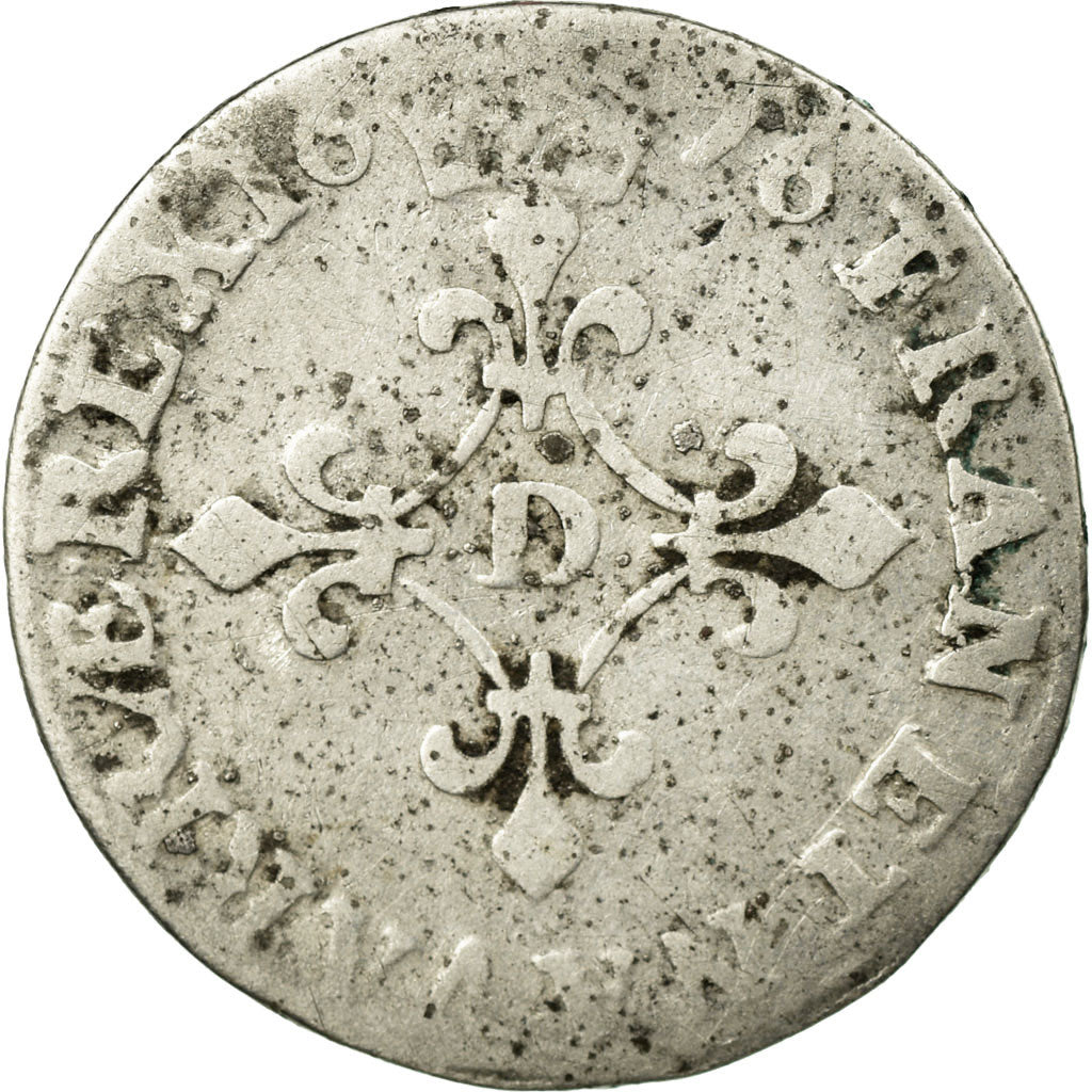 Coin, France, Louis XIV, 4 Sols des Traitants, 1676, Vimy, VF(20-25), Silver