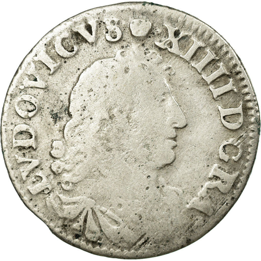 Coin, France, Louis XIV, 4 Sols des Traitants, 1676, Vimy, VF(20-25), Silver