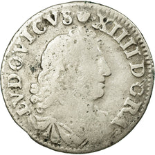 Coin, France, Louis XIV, 4 Sols des Traitants, 1676, Vimy, VF(20-25), Silver