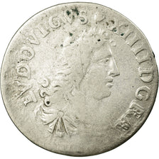 Coin, France, Louis XIV, 4 Sols des Traitants, 1676, Vimy, VF(20-25), Silver
