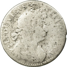 Munten, Frankrijk, Louis XIV, 4 Sols des Traitants, 1676, Paris, ZG+, Zilver