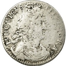 Monnaie, France, Louis XIV, 4 Sols des Traitants, 1676, Paris, TB, Argent