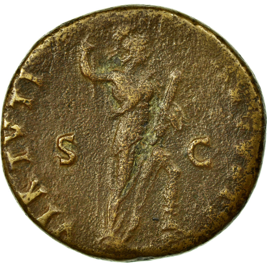 Coin, Domitian, Dupondius, 92-94, Rome, VF(30-35), Bronze, RIC:754