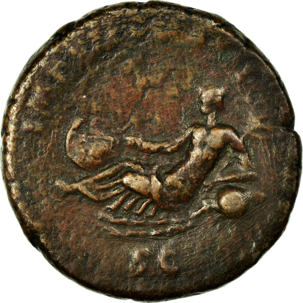 Monnaie, Marc Aurèle, As, 174-175, Rome, TTB, Bronze, RIC:1142
