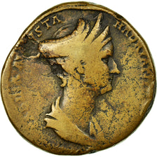 Coin, Sabina, Sestertius, 128-137, Rome, VF(20-25), Bronze, RIC:1020