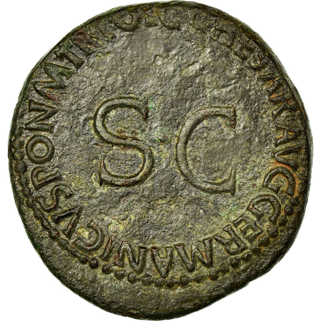 Monnaie, Germanicus, As, 37-38, Rome, TB, Bronze, RIC:35