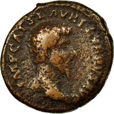 Moeda, Lucius Verus, As, 163, Rome, VF(20-25), Bronze, RIC:1351corr.