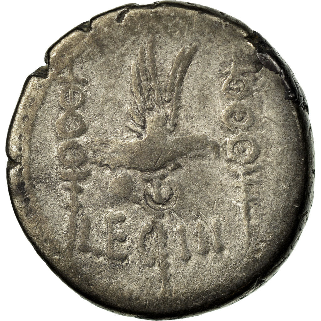 Coin, Marcus Antonius, Denarius, Traveling Mint, VF(20-25), Silver