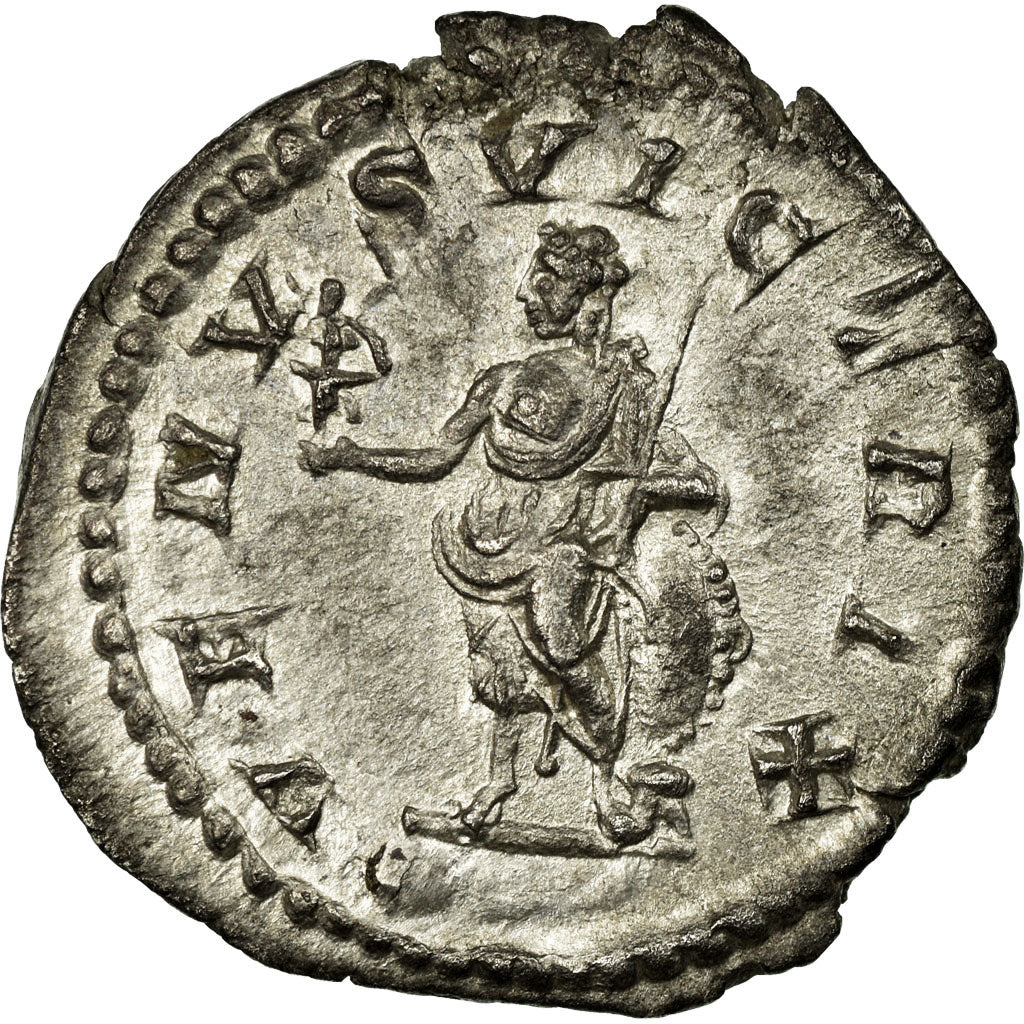 Coin, Caracalla, Denarius, 213-217, Rome, AU(55-58), Silver, RIC:311b