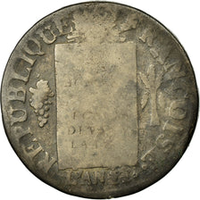 Coin, France, Sol aux balances françoise, Sol, 1793, Lille, VG(8-10), Bronze