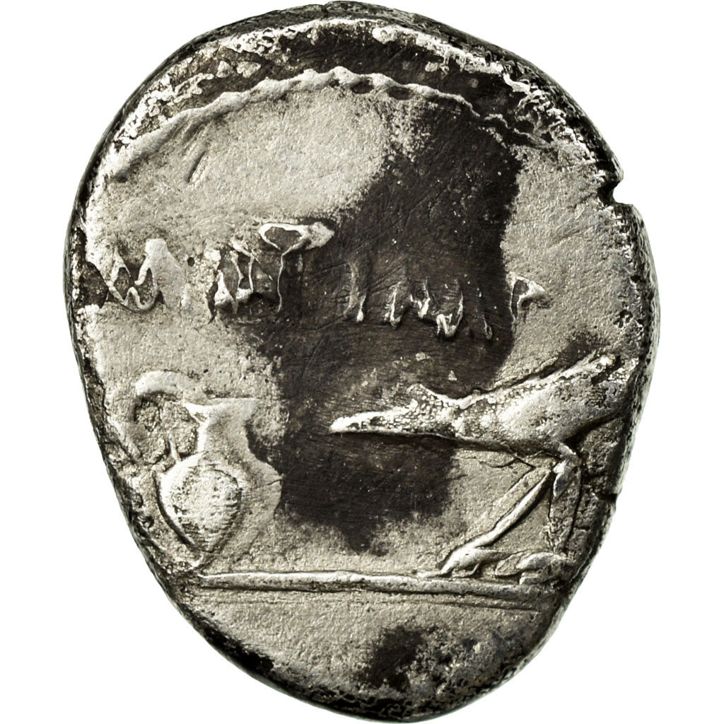 Coin, Marcus Antonius, Quinarius, 43-42 BC, Gallia Transalpina, VF(30-35)