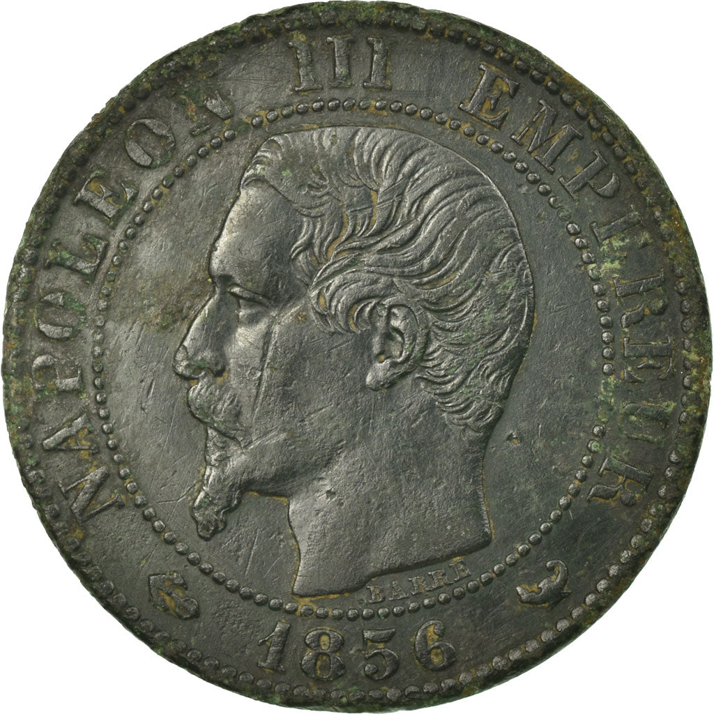 Münze, Frankreich, Napoleon III, 5 Centimes, 1856, Lille, S+, Bronze