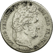 Coin, France, Louis-Philippe, 1/4 Franc, 1839, Paris, VF(30-35), Silver