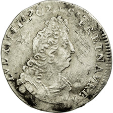 Moneta, Francia, Louis XIV, 1/12 Ecu aux 8 L, 1704, Paris, MB+, Argento