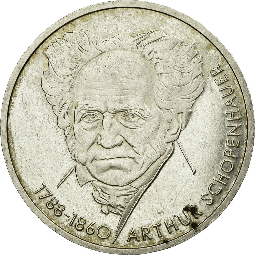 Munten, Federale Duitse Republiek, 10 Mark, 1988, Munich, Germany, ZF+, Zilver
