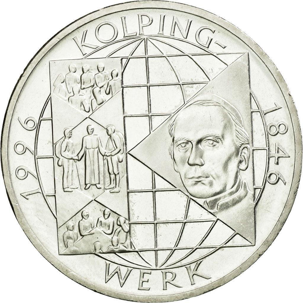 Coin, GERMANY - FEDERAL REPUBLIC, 10 Mark, 1996, Berlin, Germany, MS(63)