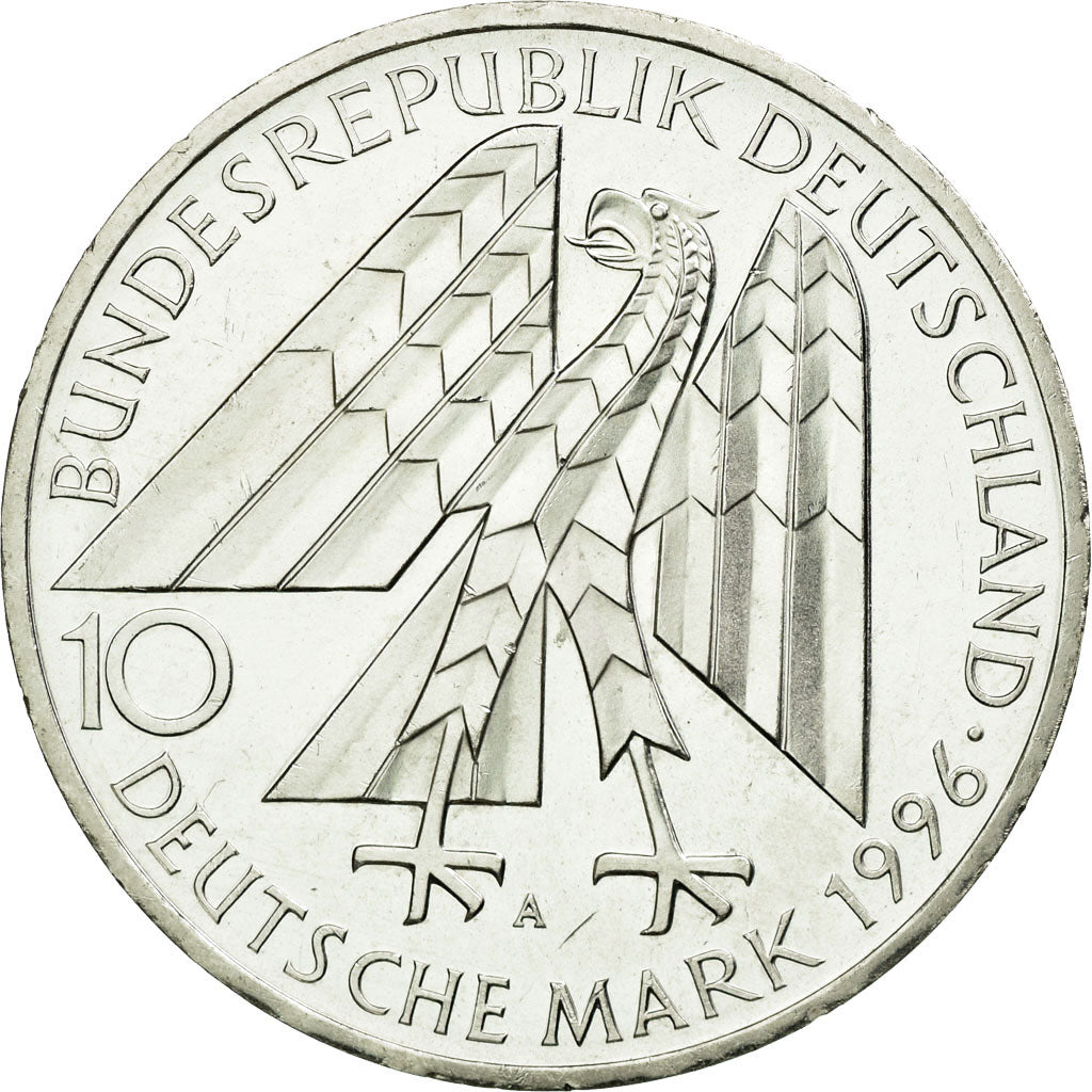 Coin, GERMANY - FEDERAL REPUBLIC, 10 Mark, 1996, Berlin, Germany, MS(63)