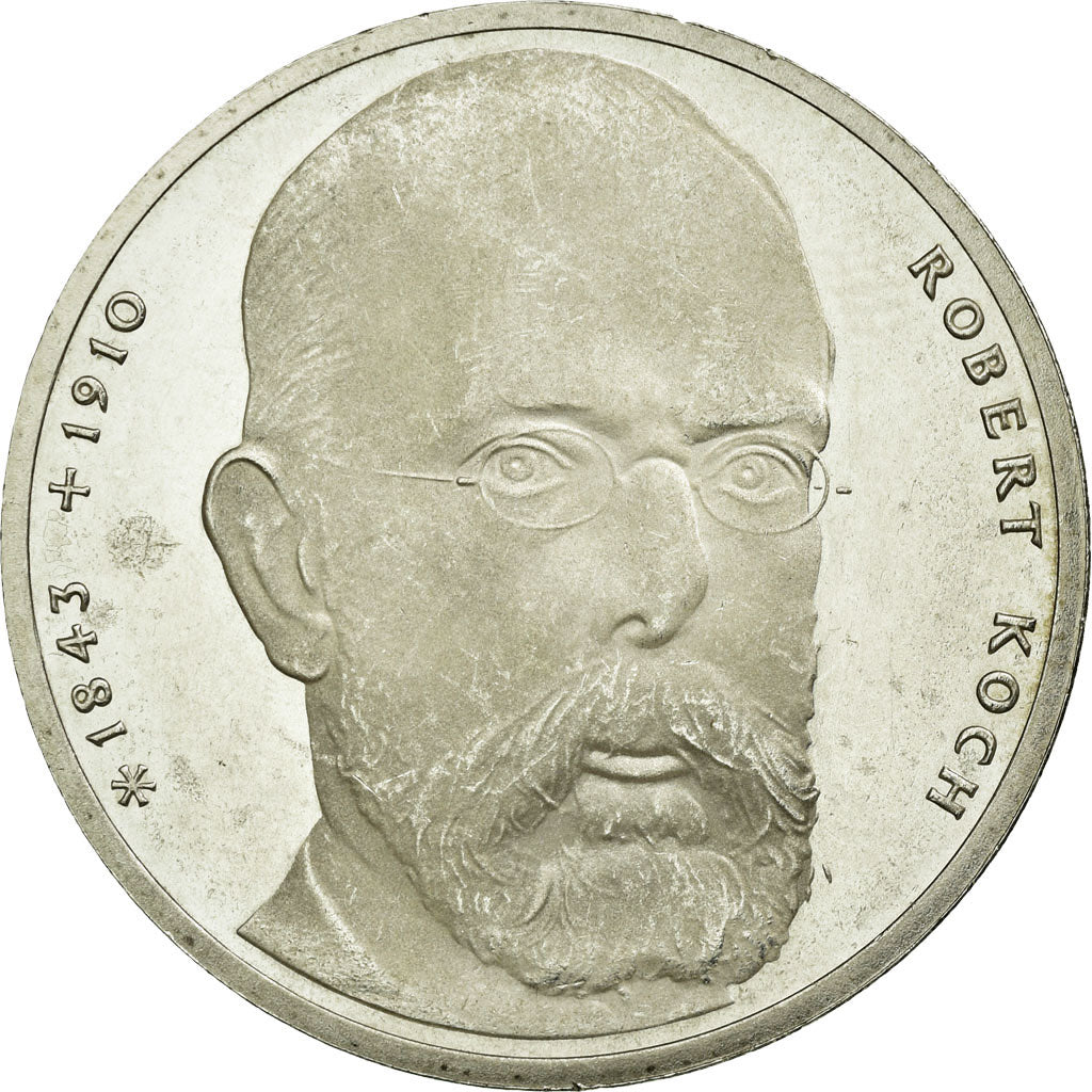 Coin, GERMANY - FEDERAL REPUBLIC, 10 Mark, 1993, Hamburg, Germany, MS(60-62)