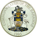 Coin, Bahamas, Elizabeth II, 10 Dollars, 1995, MS(65-70), Silver, KM:167