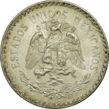 Coin, Mexico, Peso, 1943, Mexico City, AU(55-58), Silver, KM:455