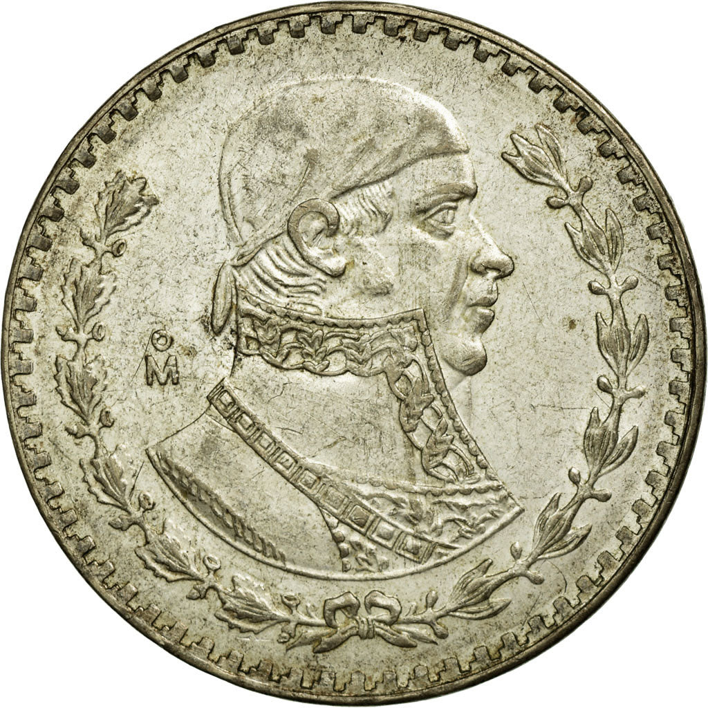 Coin, Mexico, Peso, 1958, Mexico City, AU(55-58), Silver, KM:459