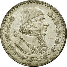 Coin, Mexico, Peso, 1958, Mexico City, AU(55-58), Silver, KM:459