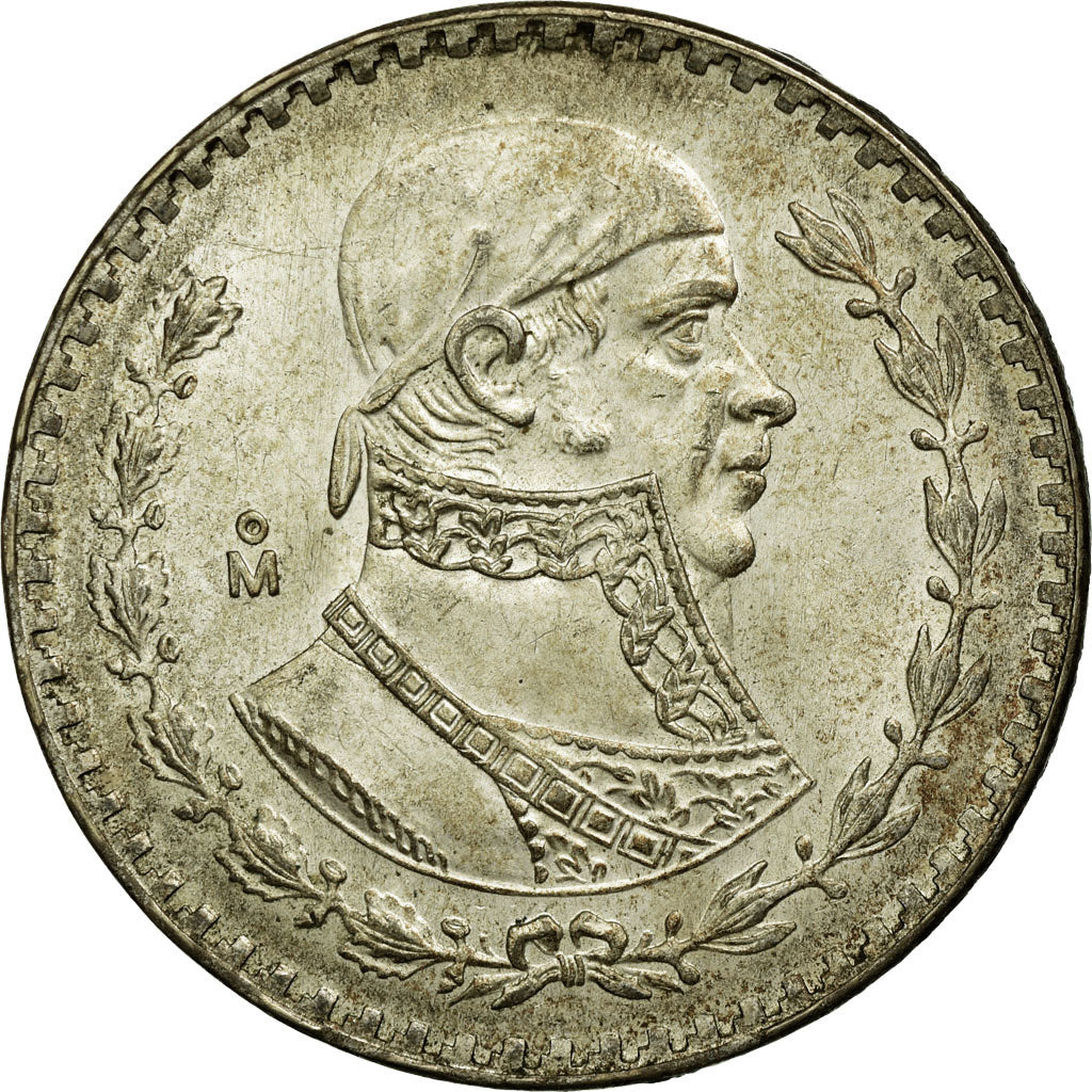 Coin, Mexico, Peso, 1958, Mexico City, AU(55-58), Silver, KM:459