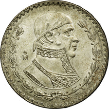 Coin, Mexico, Peso, 1958, Mexico City, AU(55-58), Silver, KM:459