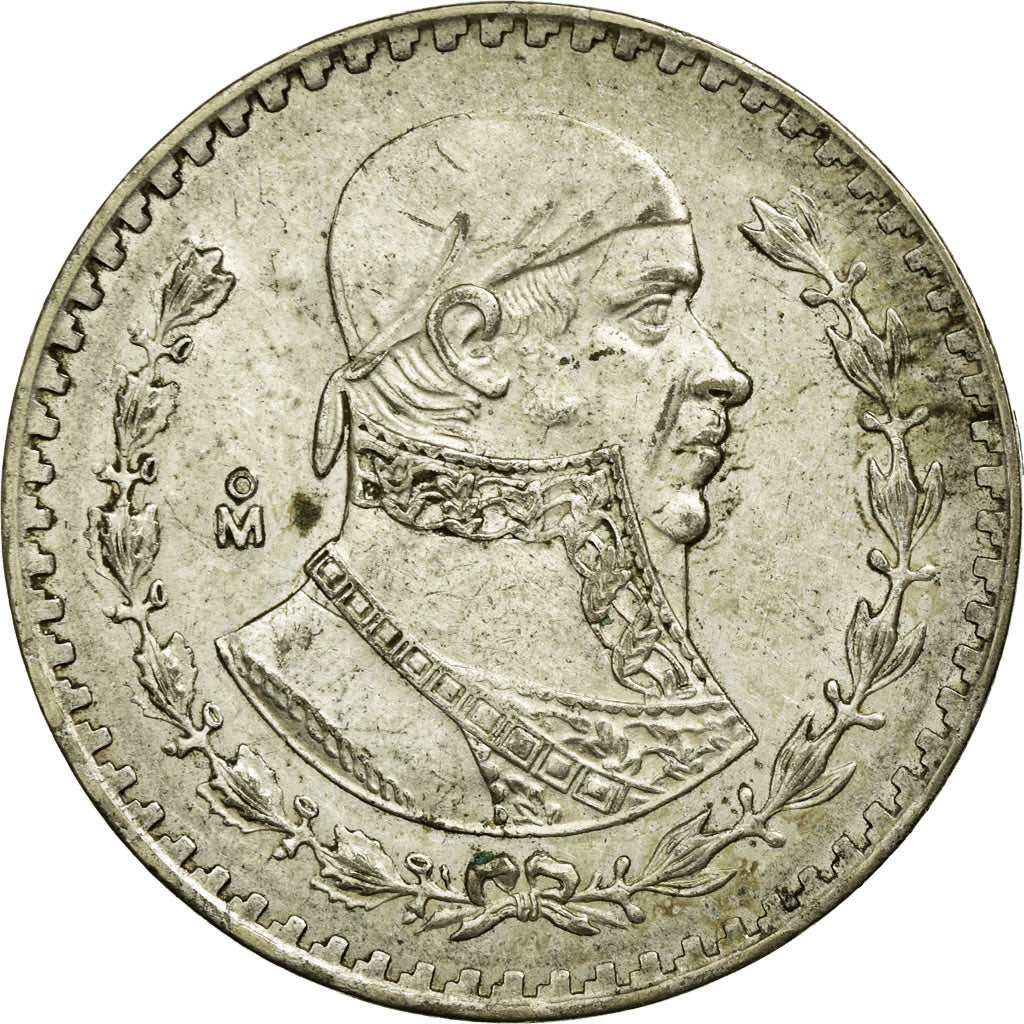Coin, Mexico, Peso, 1964, Mexico City, AU(50-53), Silver, KM:459