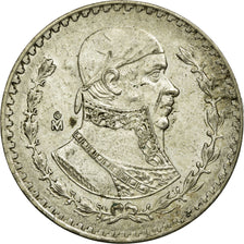 Coin, Mexico, Peso, 1964, Mexico City, AU(50-53), Silver, KM:459