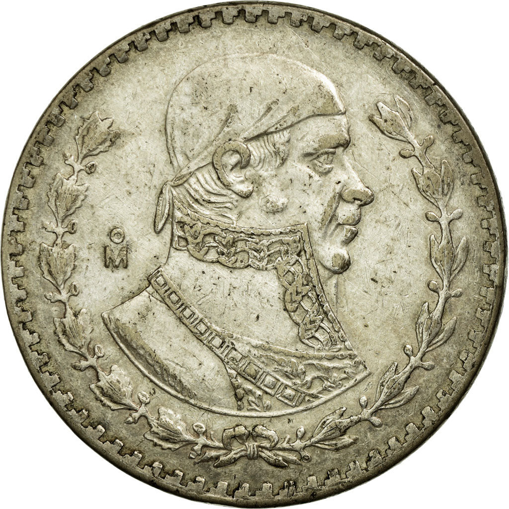 Coin, Mexico, Peso, 1966, Mexico City, EF(40-45), Silver, KM:459