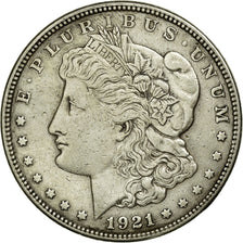 Coin, United States, Morgan Dollar, Dollar, 1921, U.S. Mint, Denver, EF(40-45)
