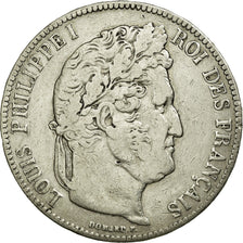 Coin, France, Louis-Philippe, 5 Francs, 1841, Paris, VF(30-35), Silver