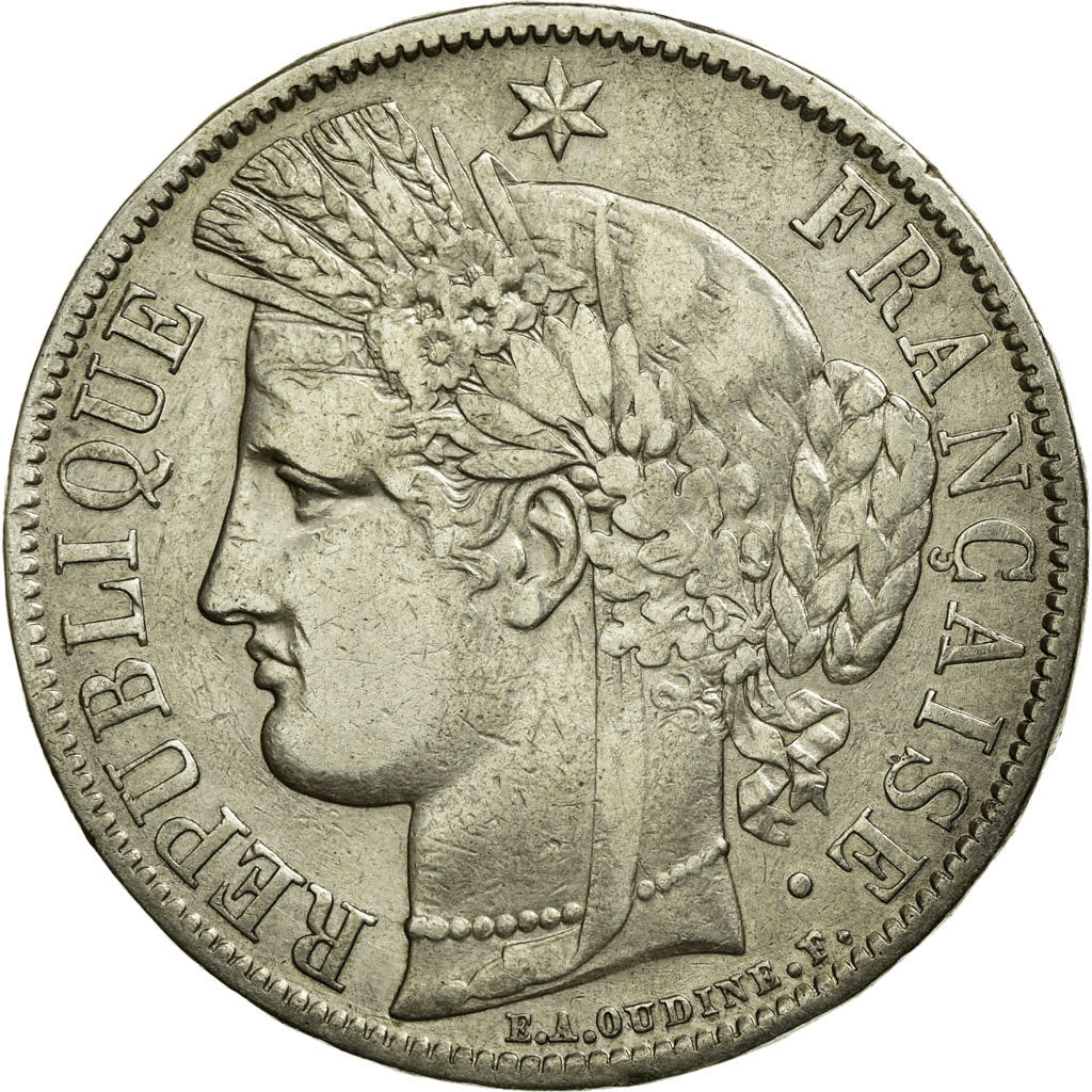 Monnaie, France, Cérès, 5 Francs, 1851, Paris, TB+, Argent, Gadoury:719