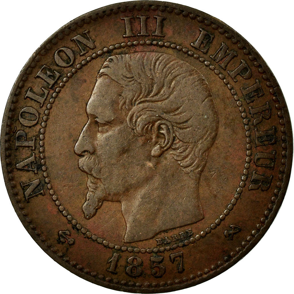 Coin, France, Napoleon III, Napoléon III, 2 Centimes, 1857, Rouen, EF(40-45)