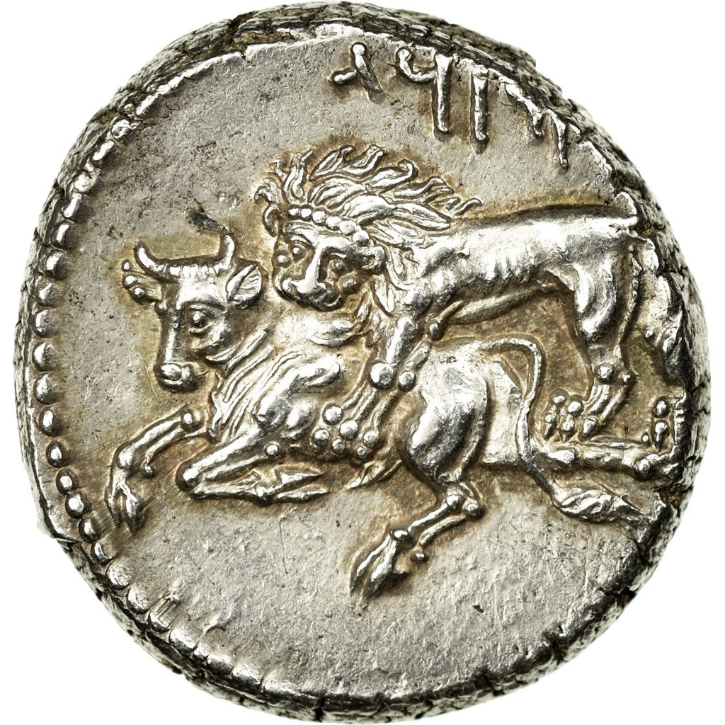 Coin, Cilicia, Satrap Mazaios, Stater, 361/0-334 BC, Tarsos, AU(55-58), Silver