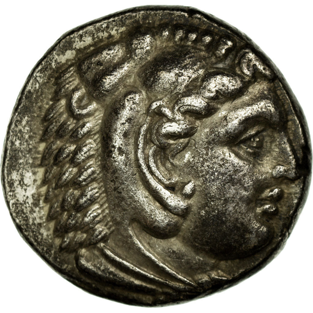 Coin, Cyprus, Alexander III, Tetradrachm, 325-320 BC, Kition, AU(50-53), Silver