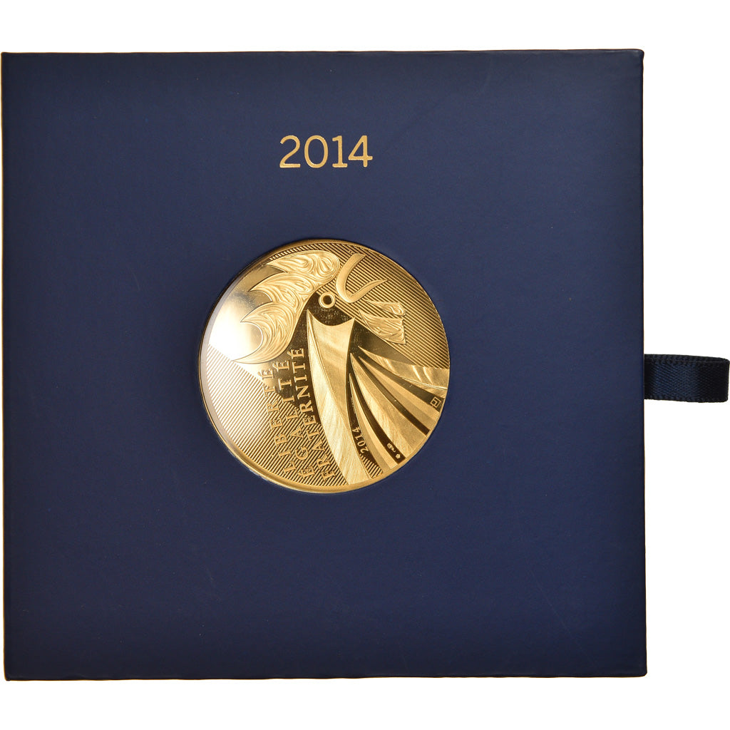France, 1000 Euro, 2014, Paris, Coq, MS(65-70), Gold