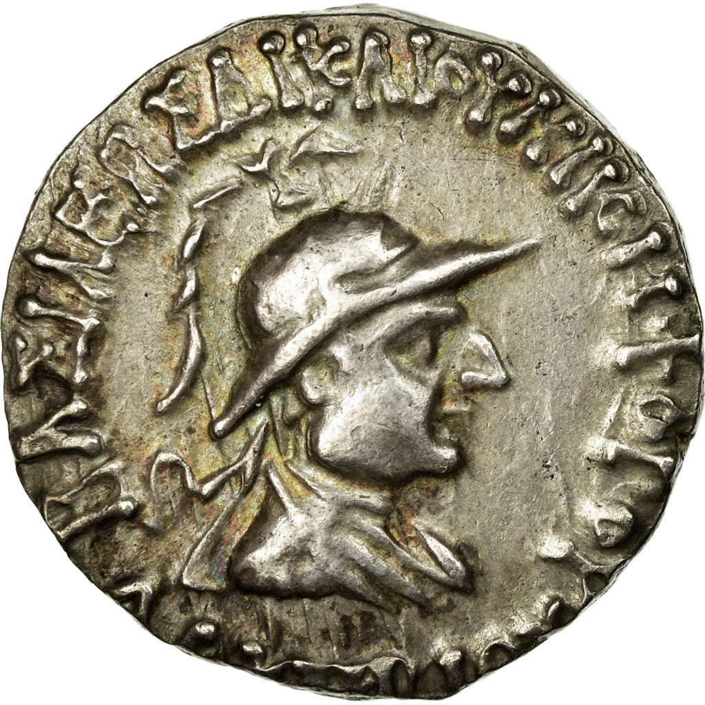 Coin, Baktrian Kingdom, Archebios Dikaios Nikephoros, Tetradrachm, 75-65 BC