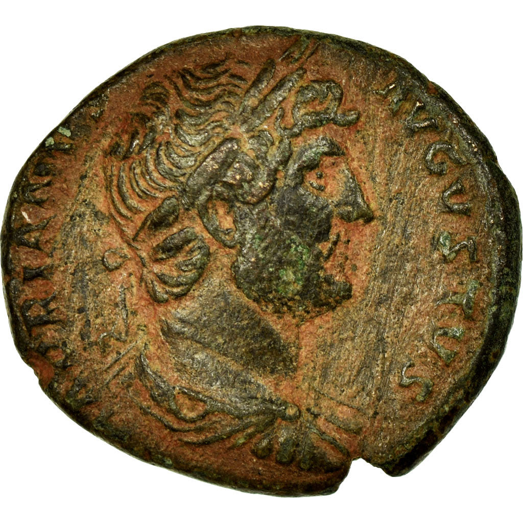 Moneda, Hadrian, Semis, 125-128, Rome, MBC, Bronce, RIC:685