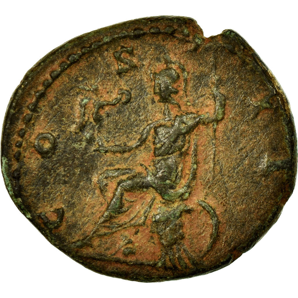 Moneda, Hadrian, Semis, 125-128, Rome, MBC, Bronce, RIC:685