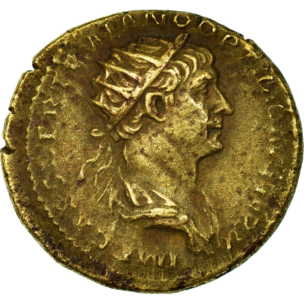 Coin, Trajan, Semis, 114-117, Rome, AU(50-53), Bronze, RIC:645