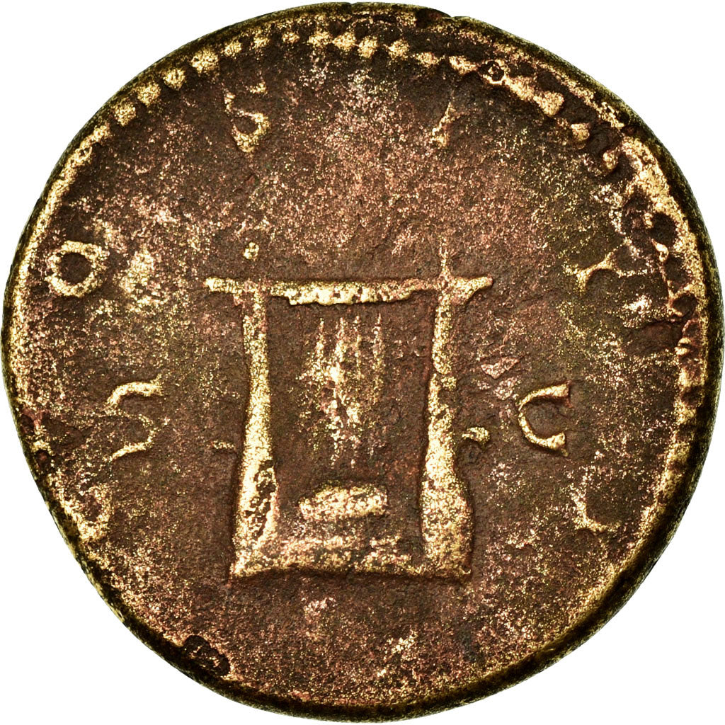 Coin, Hadrian, Semis, 125-128, Rome, VF(30-35), Bronze, RIC:688