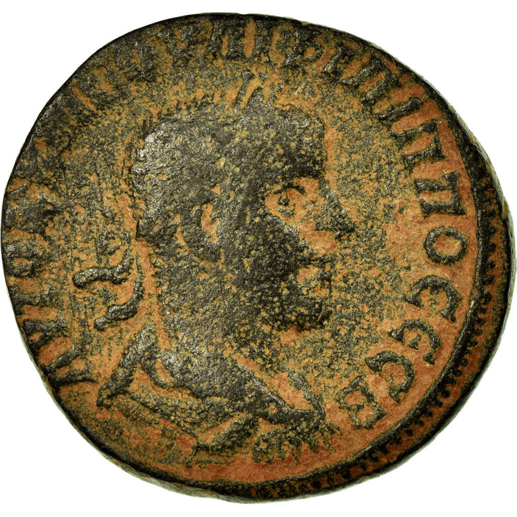 Monnaie, Commagene, Philippe I l'Arabe, Bronze Æ, 244-249, Zeugma, TB, Bronze