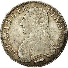 Coin, France, Louis XVI, Ecu aux branches d'olivier, 1787, Perpignan, VF(30-35)