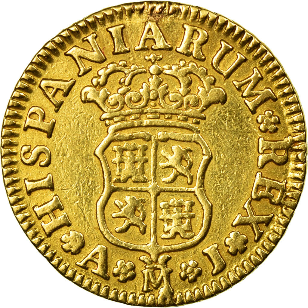 Münze, Spanien, Philip V, 1/2 Escudo, 1745, Madrid, S, Gold, KM:361.1